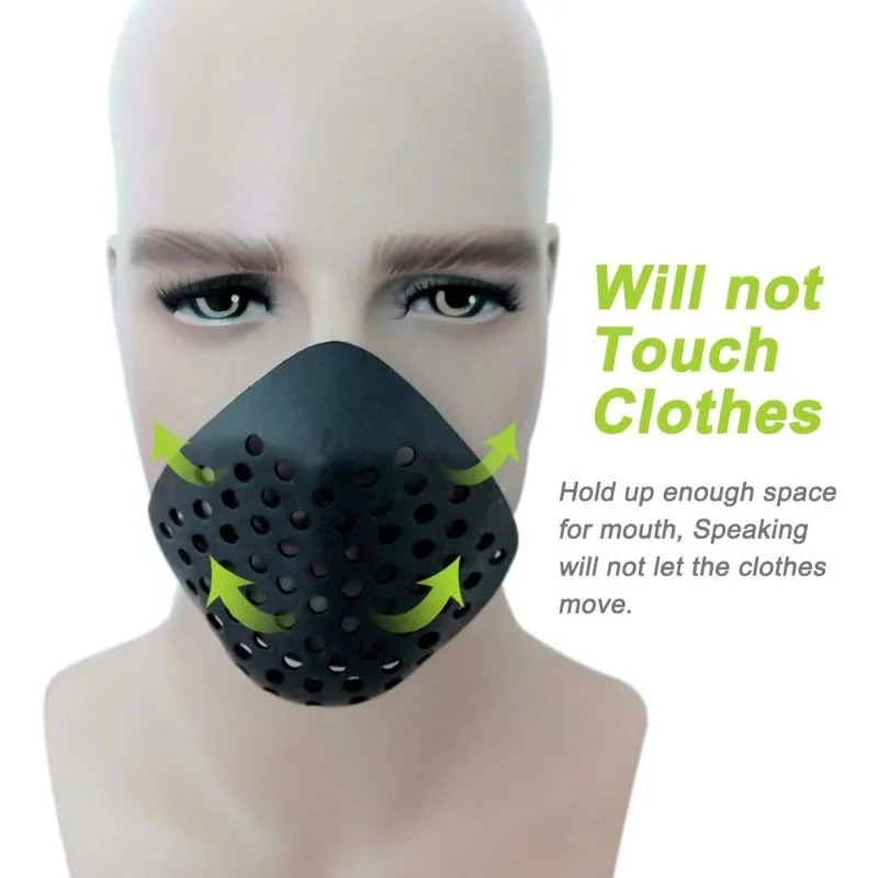 Silicone Mask Bracket - 新しいソフトで無毒なグッズ、呼吸可能な口シェルマスク、スーパーヒーローコスプレ用ラバーフェイスシェルハーフマスク（大人用）