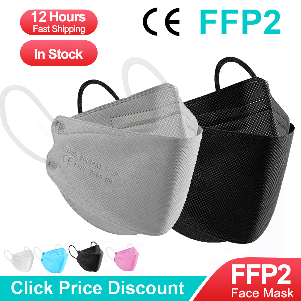 Disposable Surgical Mask - FPP2 CE規格対応の防塵マスク、4層構造のフェイスマスク、KN95規格のフェイスマスク、フィルターマスク、呼吸用保護具。