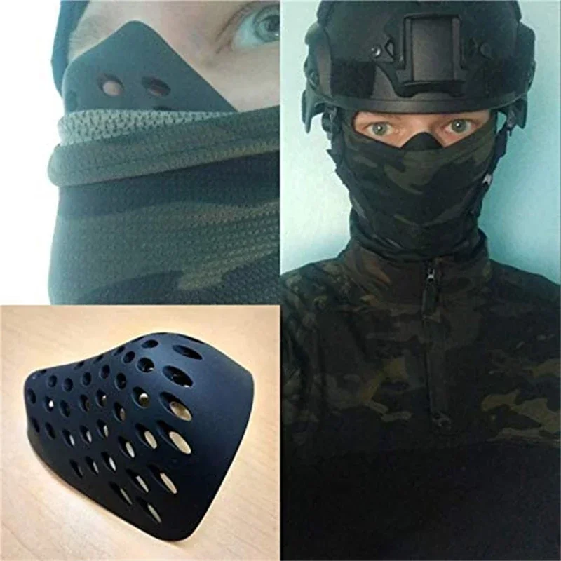 ハロウィンハーフフェイスシェル鼻と口マスクカバーアニメマスク - Silicone Mask Bracket のレビューと価格