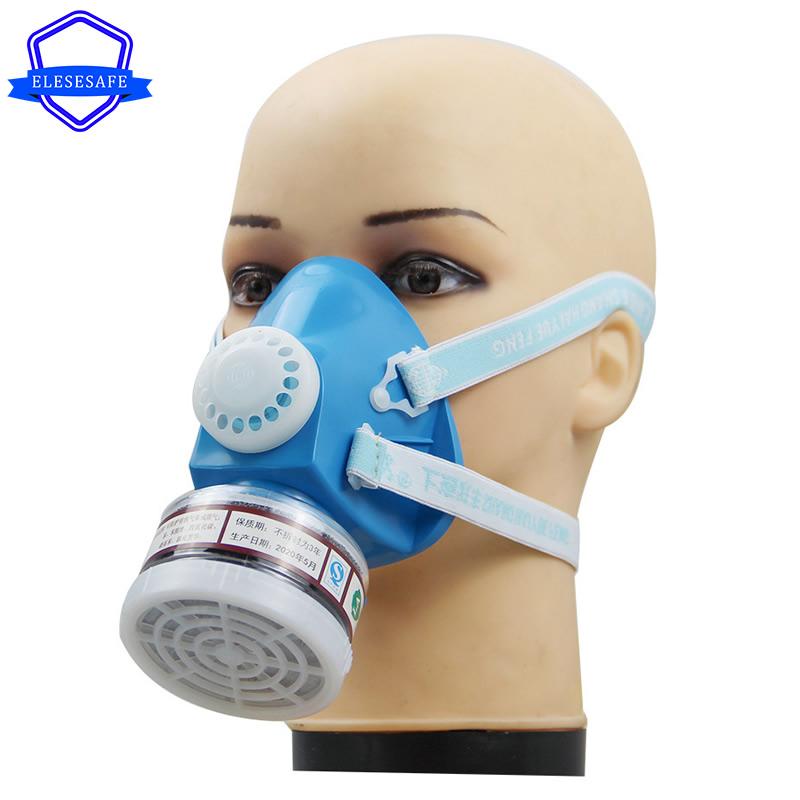 再利用可能なハーフフェイスマスク,天然ゴム製,安全レスピレー - Dust Mask Construction のレビューと価格